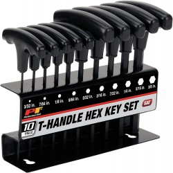 Performance Tools 10-Piece SAE T-Handle Hex Key Set 