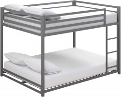 DHP Miles Metal Bunk Bed (Full over Full 
