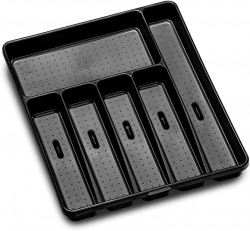 Madesmart 6-Compartment Antimicrobial Silverware Tray 