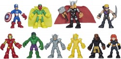 Playskool Heroes Marvel 10-Piece Ultimate Superhero Figure Set 