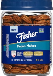23oz Fisher Nuts Pecan Halves 