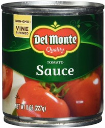 24-Pack 8oz Del Monte Canned Tomato Sauce 