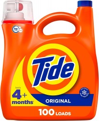 146oz Tide 100-Load Liquid Laundry Detergent 