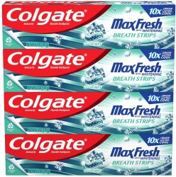 4-Pack 6.3oz Colgate Max Fresh Whitening Toothpaste 