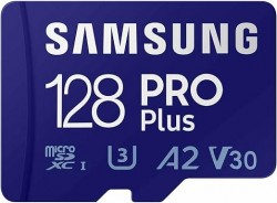 Samsung Pro Plus microSD 128GB Memory Card + Adapter 