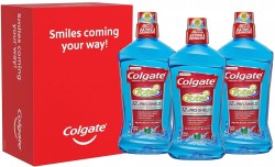 3-Pack Colgate Total Mouthwash (33.8oz bottles) 