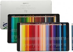  72-Count AmazonBasics Colored Pencils Set 