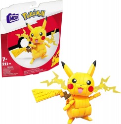211-Piece MEGA Pokemon Pikachu 4" Action Figure Building Toy 
