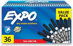 36-Pack Expo Low-Odor Dry Erase Markers 