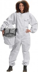 Bees & Co Natural Cotton Beekeeper Suit with Round Veil 
