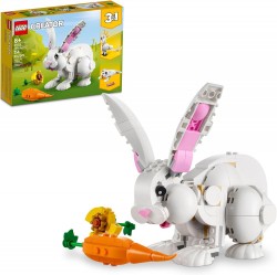 258-Piece LEGO Creator 3-in-1 White Rabbit Building Toy 