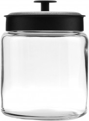 Set-of-2 96oz Anchor Hocking Montana Glass Jars w/ Fresh Seal Lids $21 at Amazon
