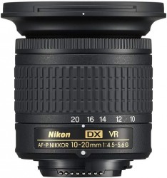 Nikon AF-P DX NIKKOR 10-20mm f/4.5-5.6G VR Lens $200 at Amazon