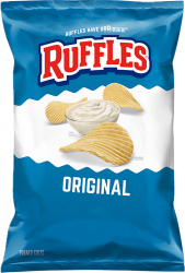 40-count Ruffles Original Potato Chips $14 at Amazon