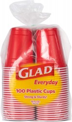 100-count Glad Everyday Disposable Plastic Cups (16oz) $11 at Amazon