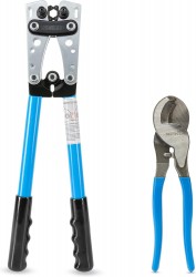 Neiko Lug Crimping Plier and Cable Cutter Set 