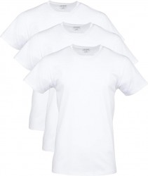 Gildan Men's Cotton Stretch Crew T-Shirt 3-Pack $9.98 at Amazon
