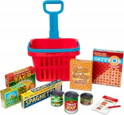 Melissa & Doug Fill and Roll Grocery Basket Play Set $10 at Amazon