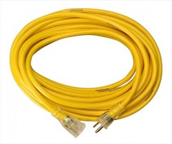 Yellow Jacket 12/3 Heavy-Duty 15-Amp SJTW Contractor 25ft Extension Cord $22 at Amazon