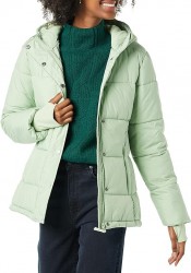Amazon Essentials Women's Heavyweight Long-Sleeve Hooded Puffer Coat 