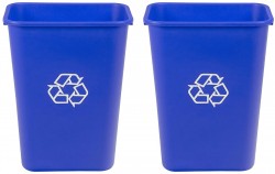 2-Pack Amazon Basics 10-Gallon Recycle Wastebasket $15 at Amazon