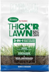 Scotts Turf Builder Thick'r Lawn 12-lb. 3-in-1 Grass Seed, Fertilizer, and Soil Improver 