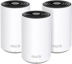 3-Pack TP-Link Deco AXE4900 Tri-Band WiFi 6E Mesh WiFi System $300 at Amazon