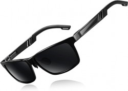 Bircen Al-Mg Metal Frame Mens Polarized Driving Sunglasses 