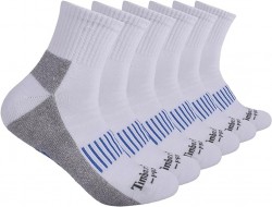 6-Pack Timberland PRO Men's Quarter Socks 
