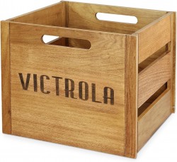 Victrola Wooden Record Crate 