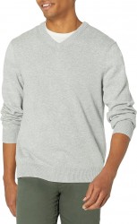 Amazon Essentials Men's V-Neck Sweater $8 at Amazon