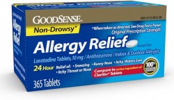 365-Count GoodSense Allergy Relief Loratadine Tablets $12 at Amazon