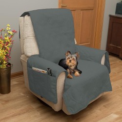 Petmaker Waterproof Furniture Cover for Chair w/ Non-Slip Straps 