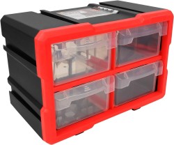 Performance Tools 4-Drawer Interlocking Storage $15 at Amazon