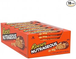 18-Count 1.66oz Reese's NUTRAGEOUS Peanut and Caramel Candy 