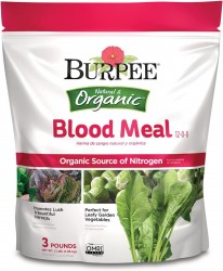 Burpee Organic Blood Meal Fertilizer 3-lb. Bag 