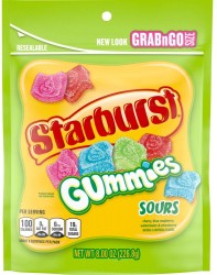 8-Pack STARBURST Grab N Go Sours Gummies Candy (8 oz each) $9.56 at Amazon
