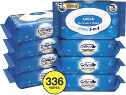 336-Count Cottonelle FreshFeel Flushable Wet Wipes $12 at Amazon