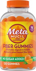 120-Count Metamucil Fiber Supplement Gummies 