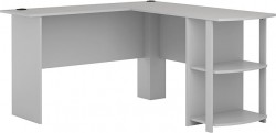 Ameriwood Home Dakota L-Shaped Desk with Bookshelves $60 at Amazon