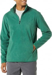 Amazon Essentials Men's Quarter-Zip Polar Fleece Jacket $8.30 at Amazon