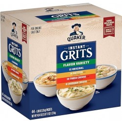 44-Count 0.98oz Quaker Instant Grits $9.41 at Amazon