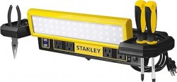  Stanley 1000-Lumen Portable Shop Light w/ 4 AC-Outlets, 2 USB-A Ports $30 at Amazon