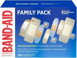 280-Count Band-Aid Adhesive Bandages $10 at Amazon