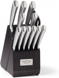 13pc Hampton Forge Paxton Knife Block Set $30 at Amazon