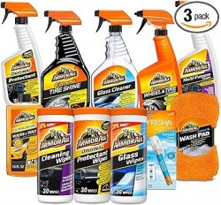  8-Piece Armor All Premier Car Care Kit + 3-Pack 30-Count Car Wipes $34 at Amazon
