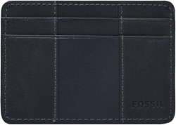 Fossil Men's Leather Slim Minimalist Front Pocket Wallet $15 at Amazon