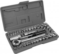 Performance Tool SAE & Metric 40-Piece Socket Set 