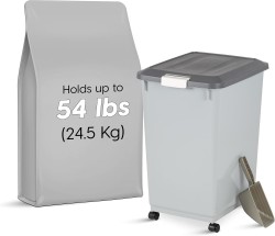 IRIS 54-lb. Pet Food Storage Container 