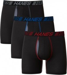3-Pack Hanes Men's Total Support Pouch Boxer Briefs $9.90 at Amazon